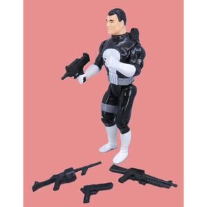 The Punisher Cap Firing Weapons Marvel Super Heroes Action Figure 1990 Toy Biz